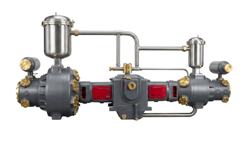 DW-60/5 High-Capacity Oil-Free Hydrogen Compressor showing heavy-duty ATEX-certified framework