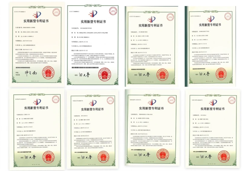 Innovative patent certificate for compressor technology
