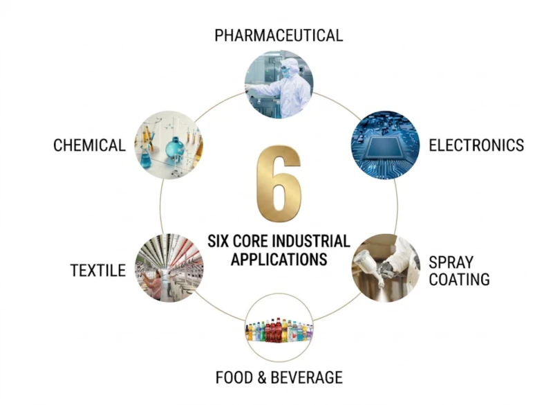 Six primary industrial application scenarios for oxygen and air compressor machines