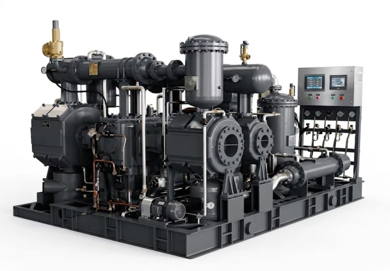 Large frame air separation oxygen nitrogen compressor 4MW series